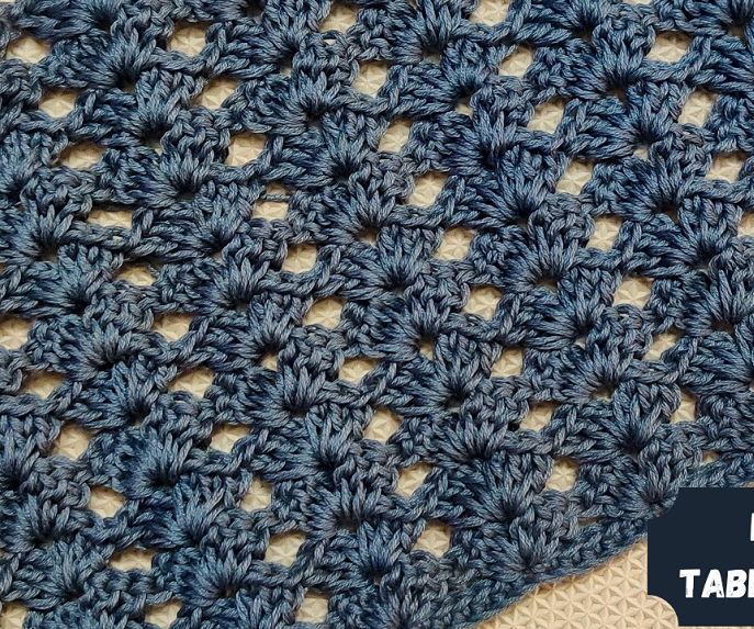 Easy Crochet Table Runner Pattern With Shell Stitch