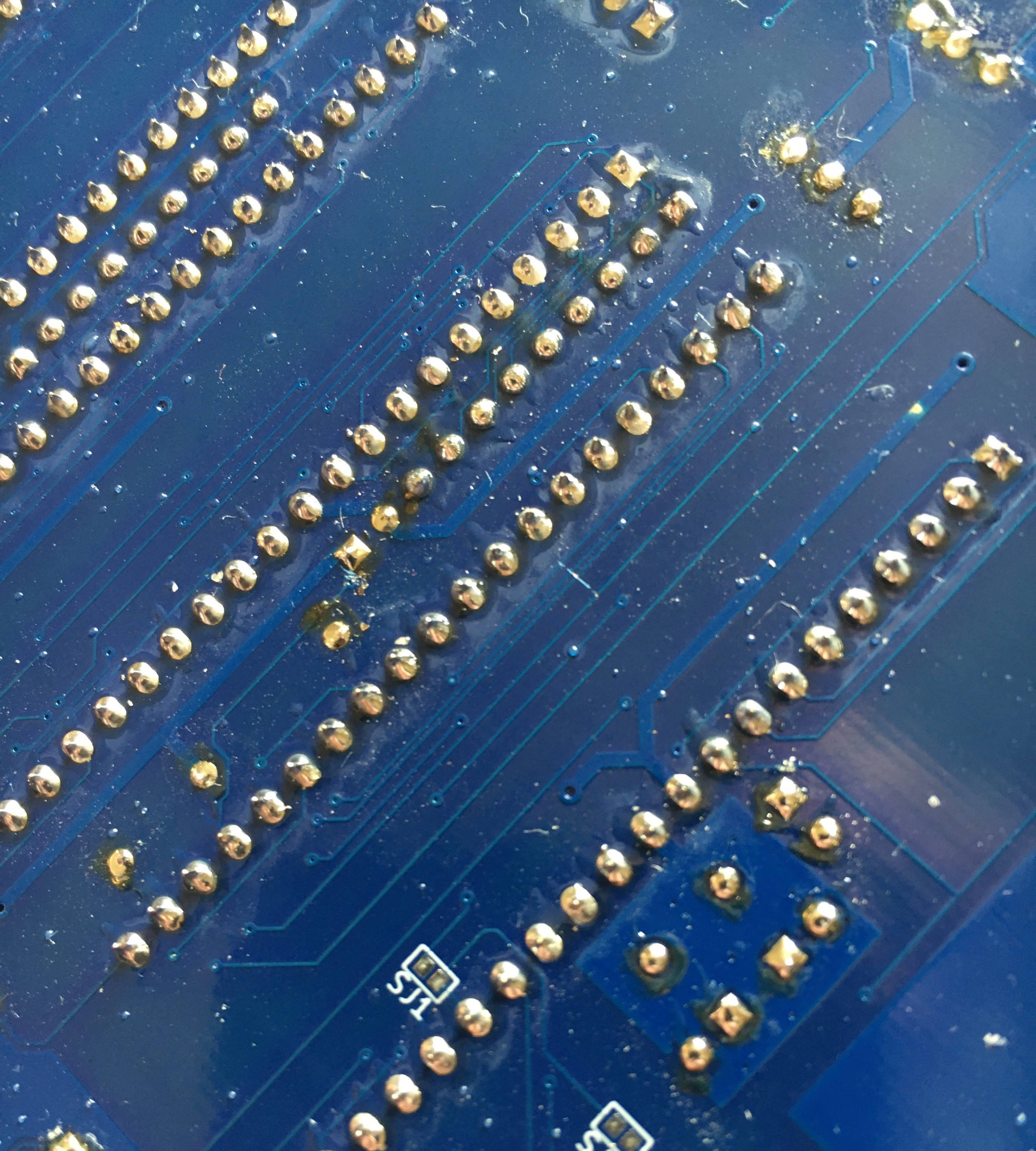 Cleaning Flux From a PCB