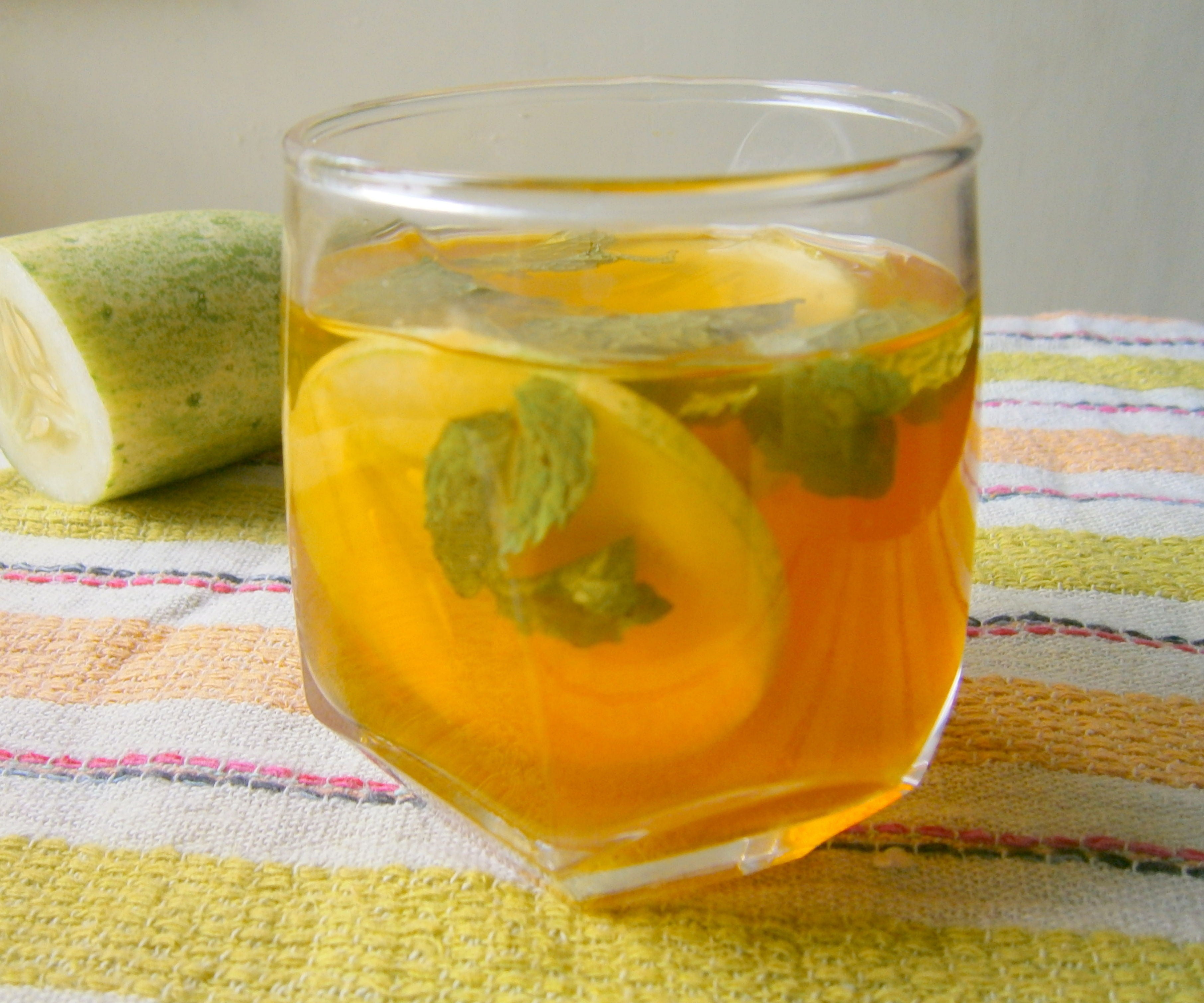 Cucumber-Mint Iced Tea