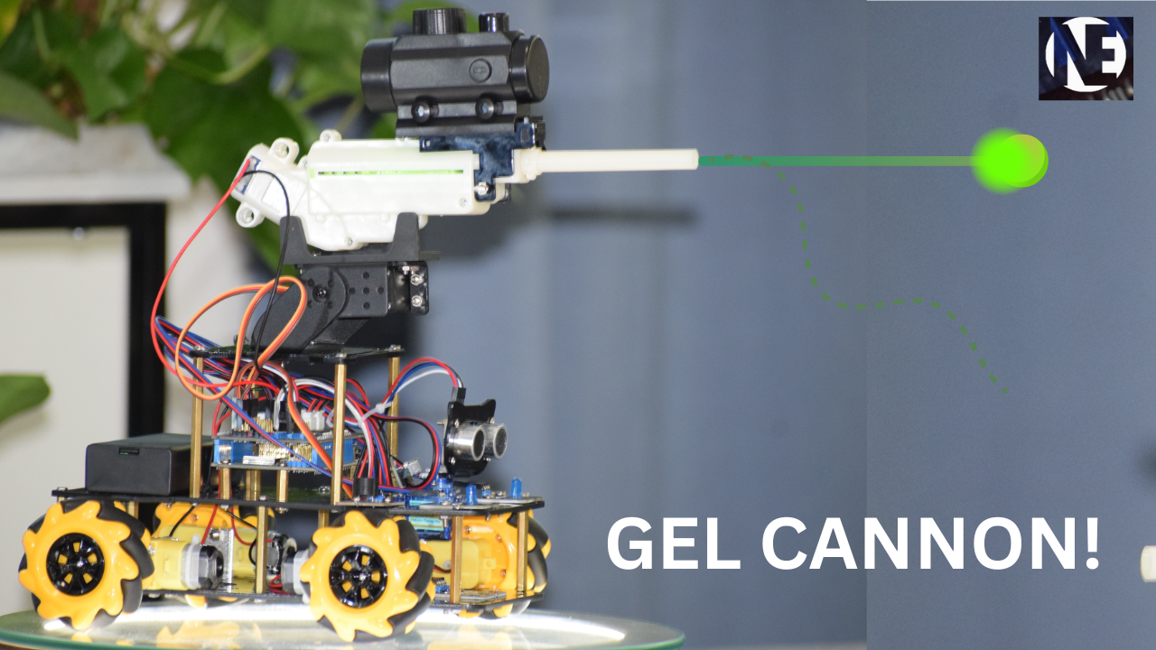 Gel Cannon Tank: a Fun Arduino (ESP32) Project!