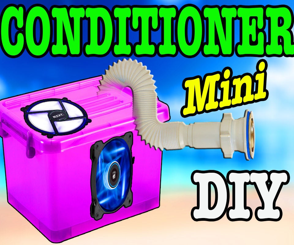 How to Make a Mini Air Conditioner / HACK PC FAN