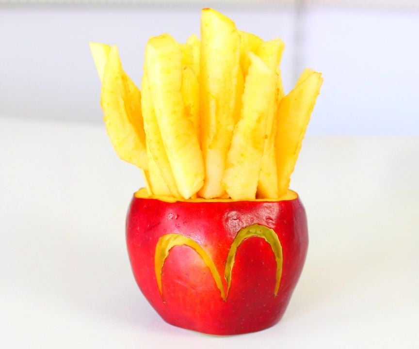 How to Make McDonald's Fries Out of an Apple!!!