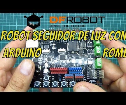 Romeo: Una Placa De Control Arduino Para Robótica Con Driver Incluidos - Robot Seguidor De Luz