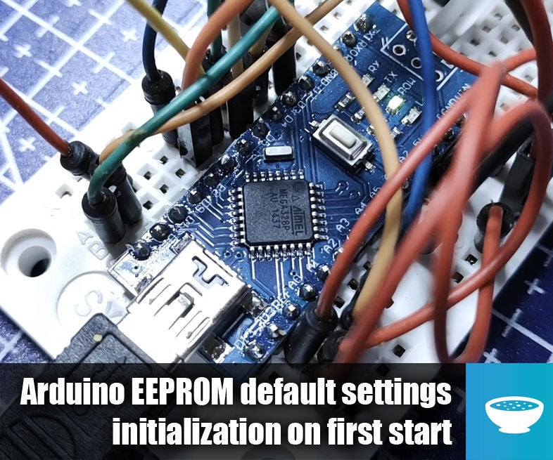 Arduino EEPROM Settings Initialization