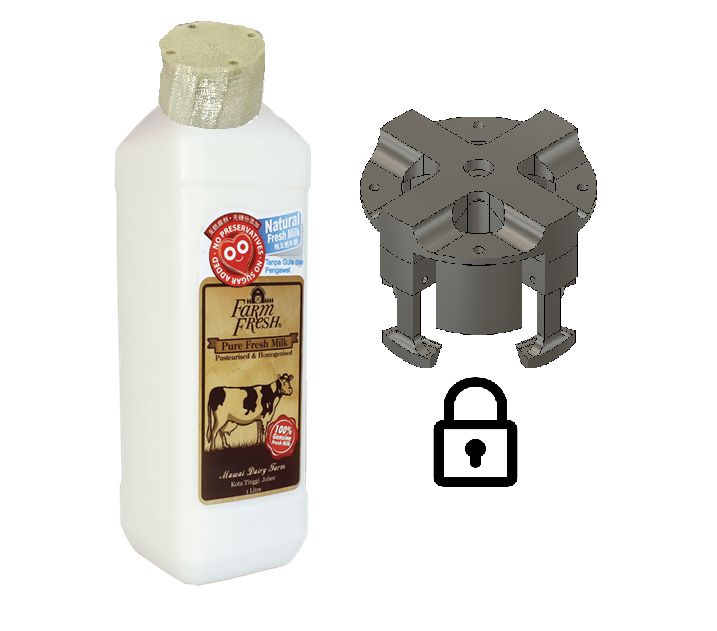 Milk Bottle Lock