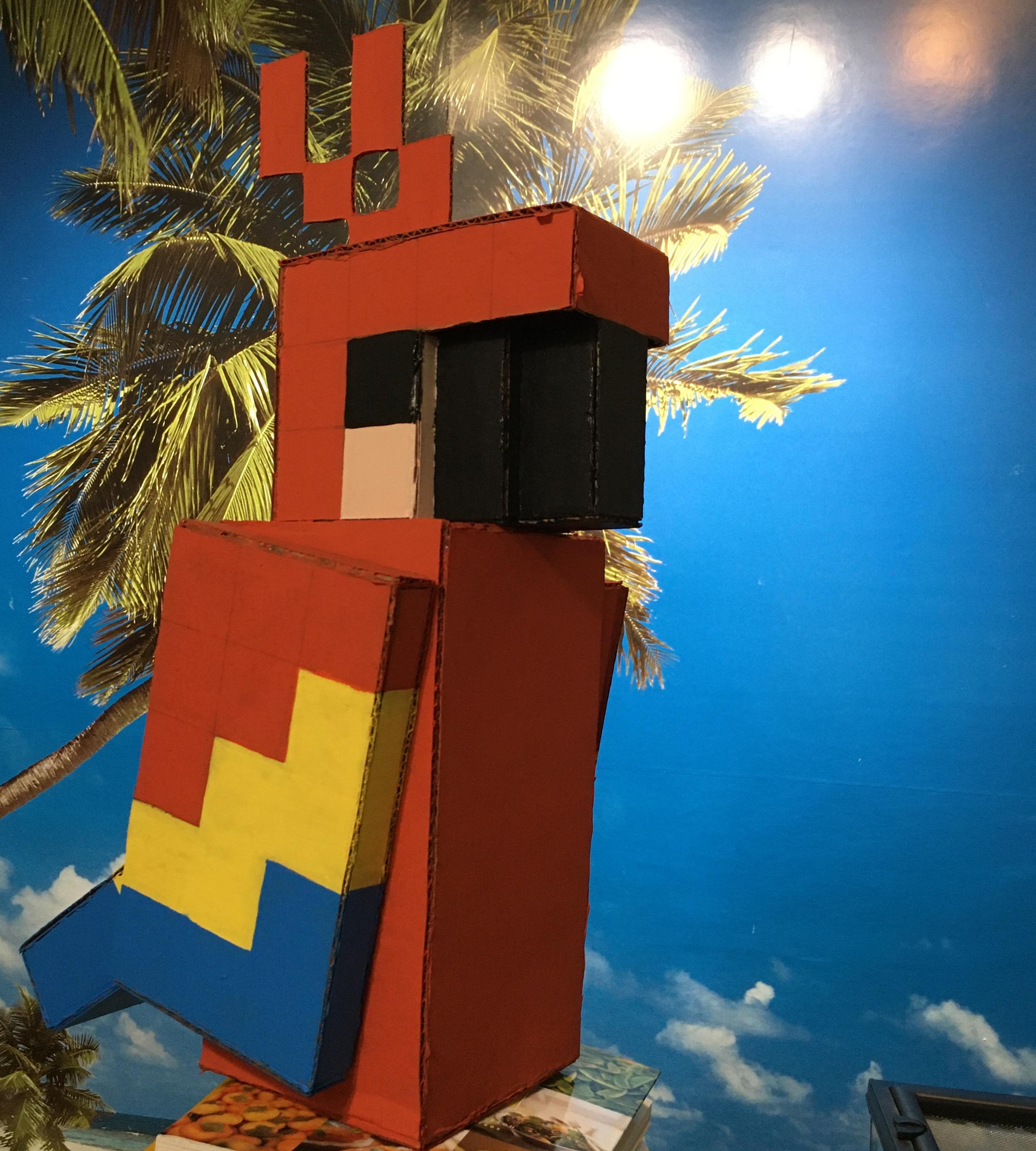 Big Minecraft Parrot