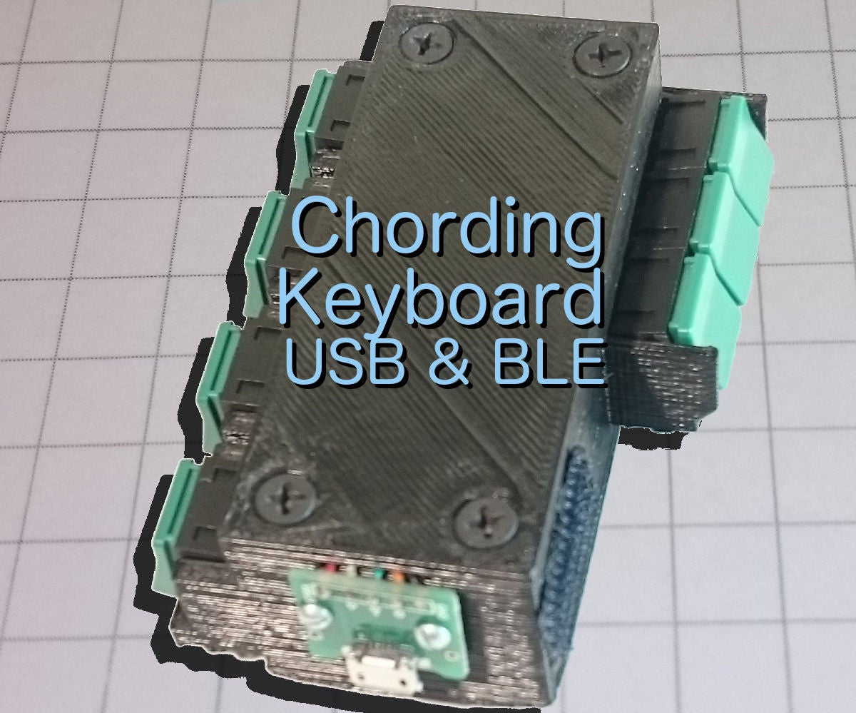 Chording Keyboard BLE and USB