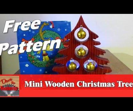 Mini Wooden Christmas Tree