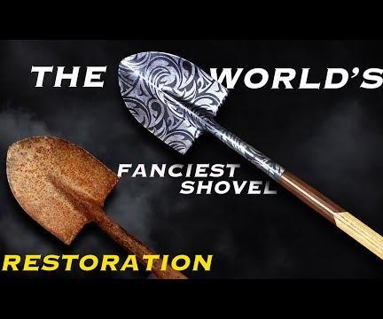 Rusty Shovel Restoration. Making the World's Fanciest Shovel