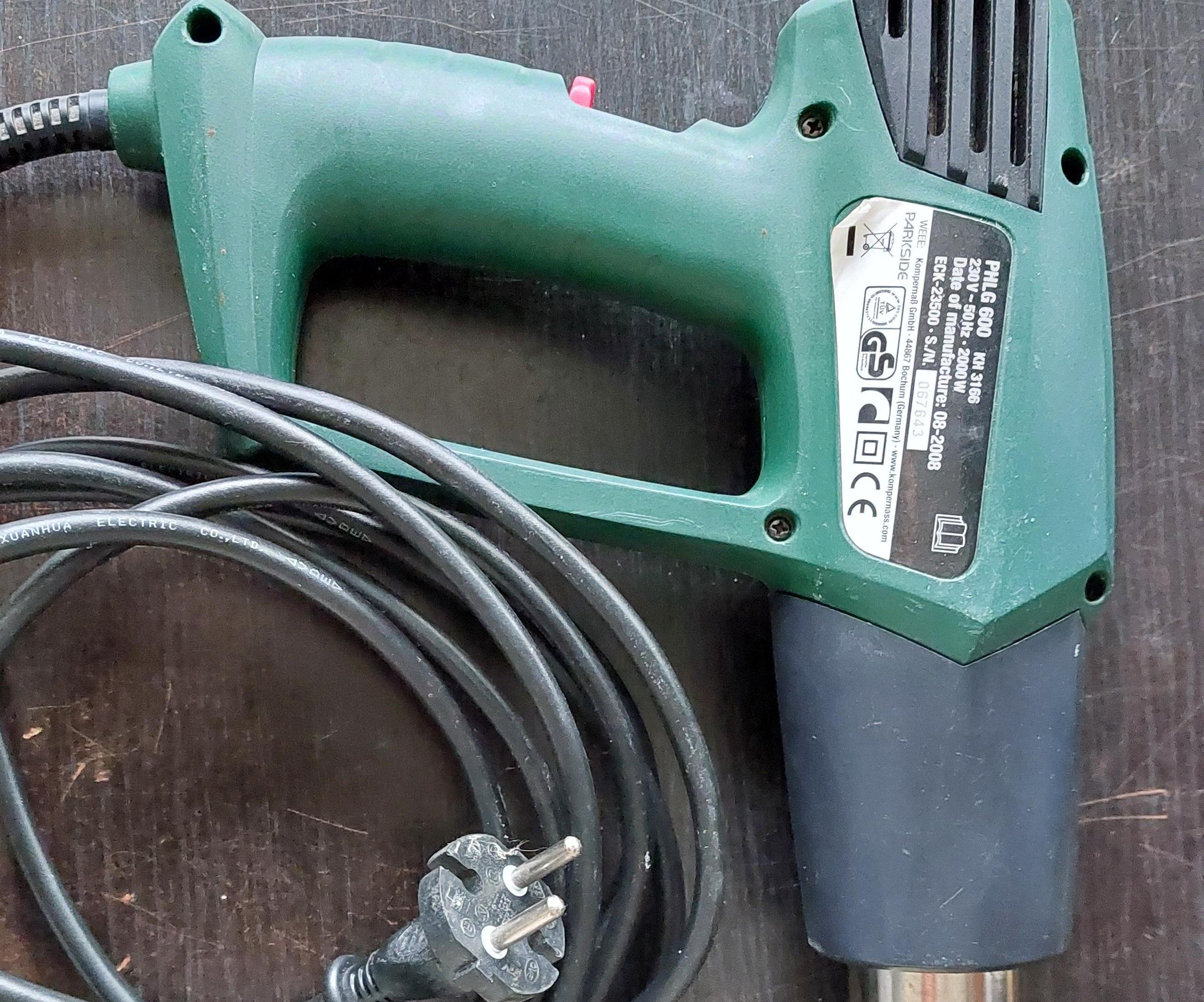 Repair the Parkside PHGL600 Hot Air Gun.