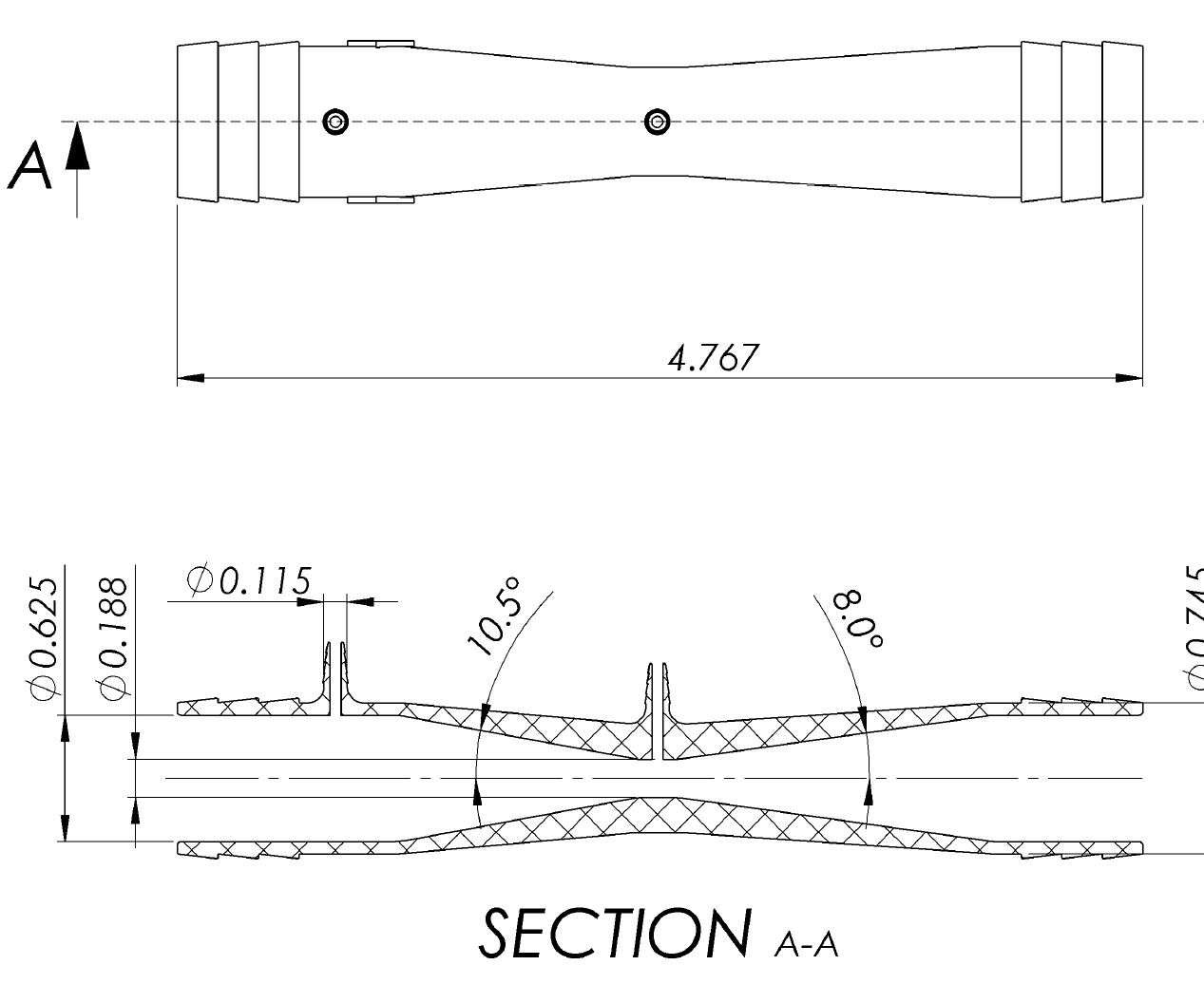 Venturi Flow Rate Sensor