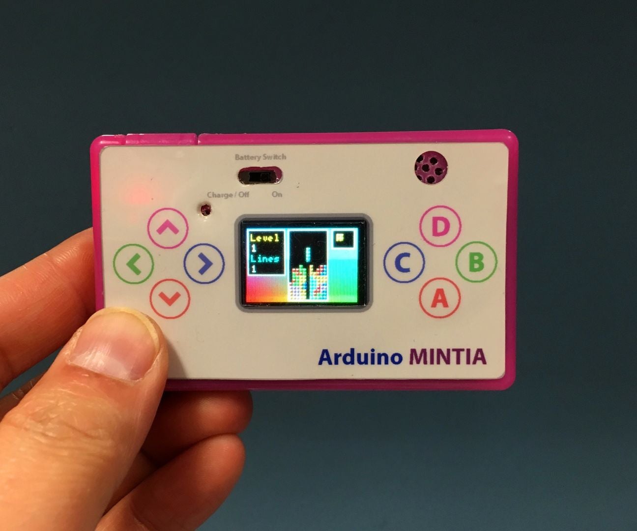 Arduino MINTIA - Game Console in a Candy Box