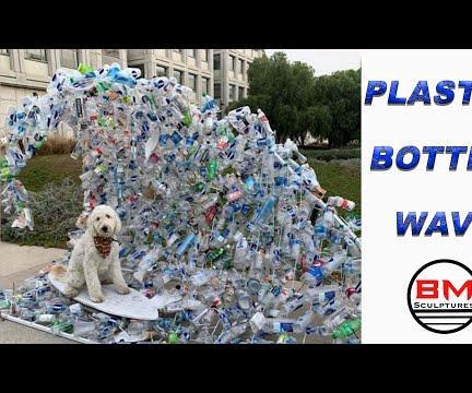 Wave Made Out of Plastic Bottles