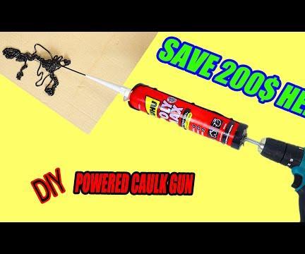 Drill Powered Caulk Gun