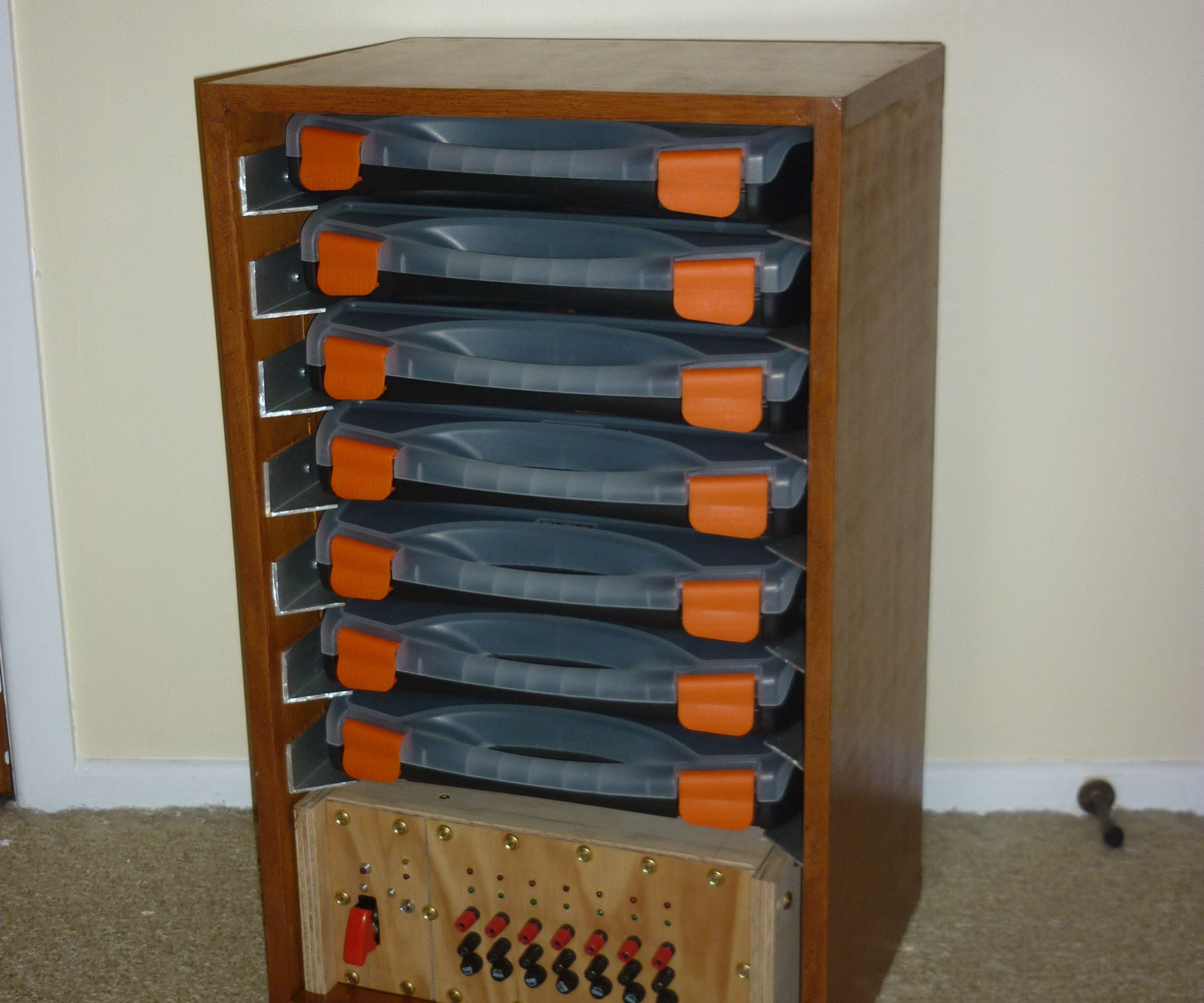 Electronics Components Storage Cabinet II