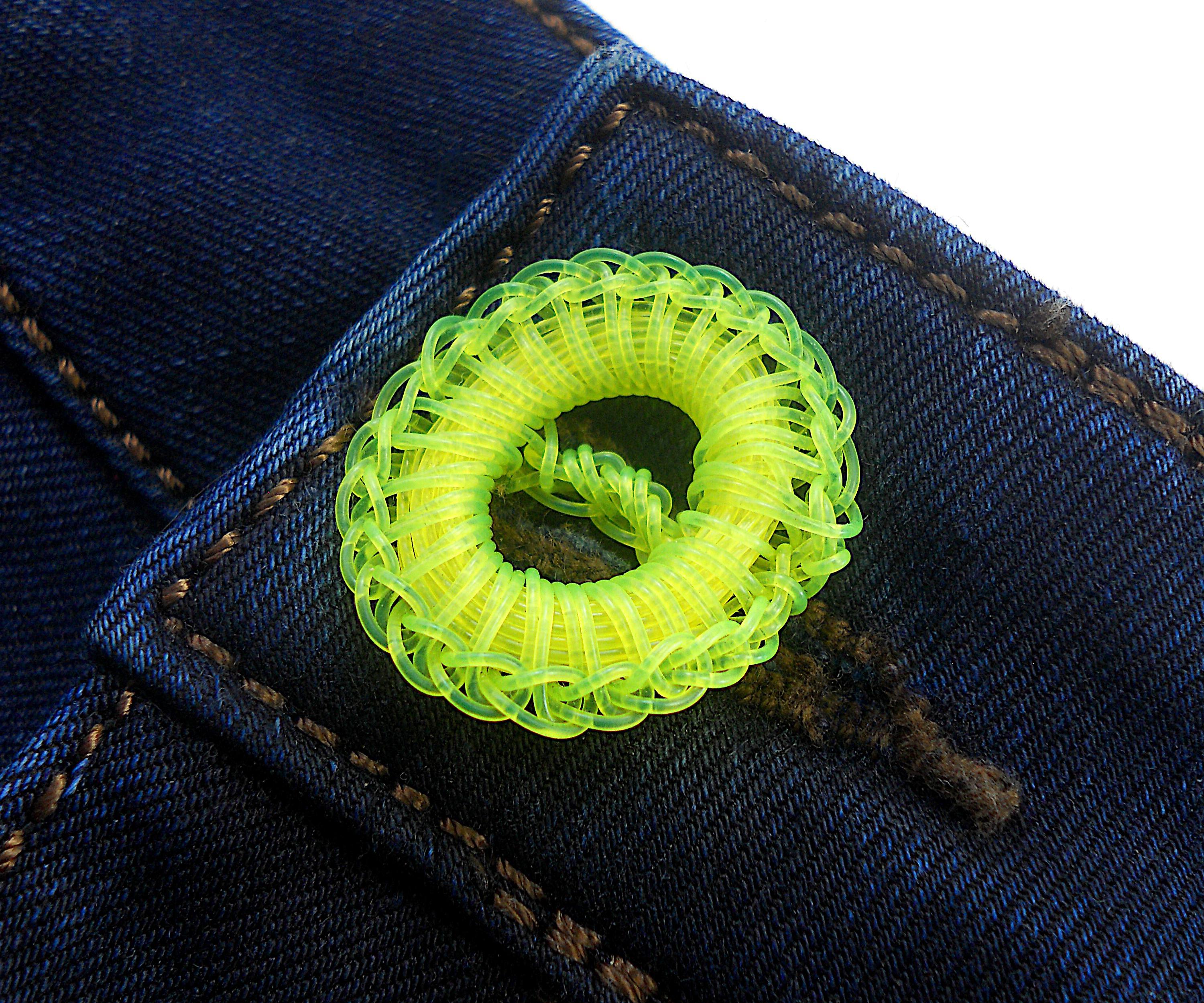 Crochet Fishing Line Button