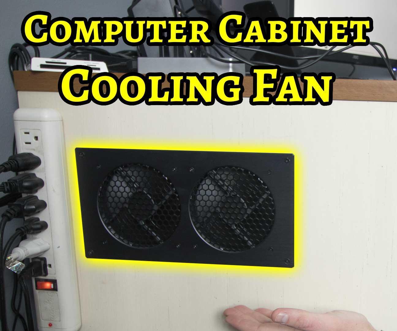 Installing a Computer Cabinet Ventilation Fan