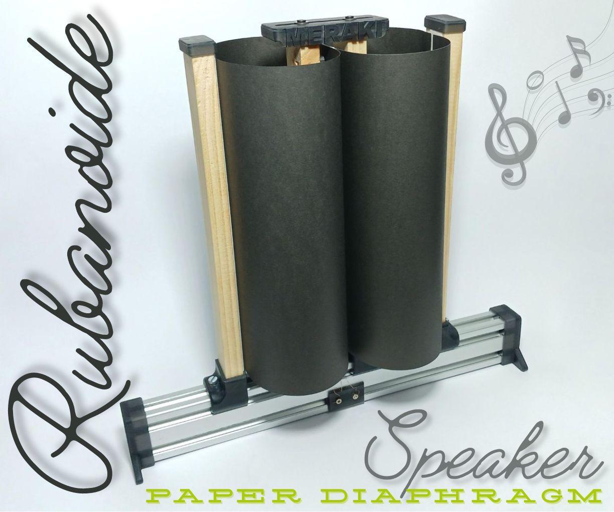 Create Your Own Paper Diaphragm Rubanoide Speakers!