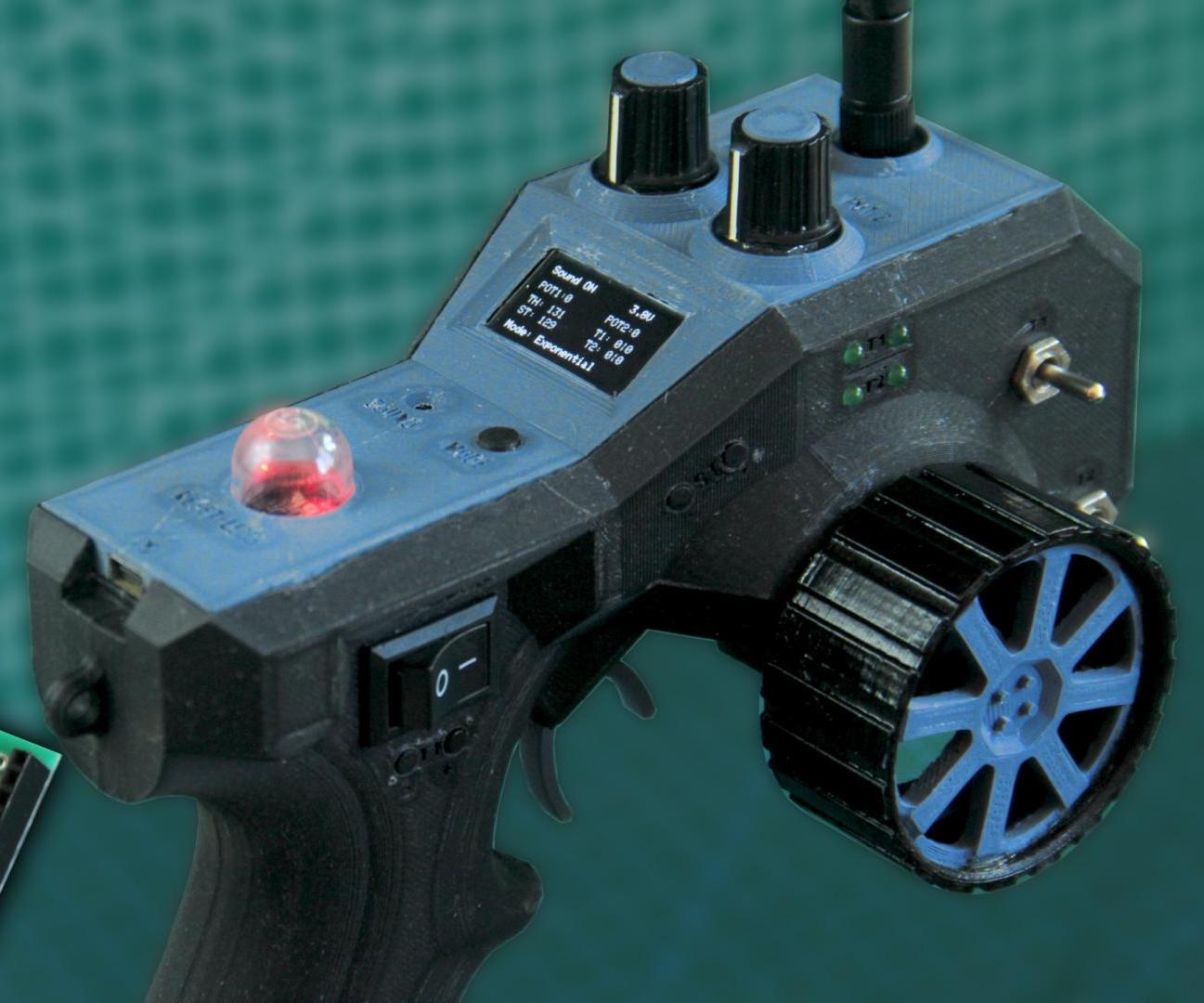Build an Arduino Pistol-grip Transmitter for RC Cars With 1KM Range!
