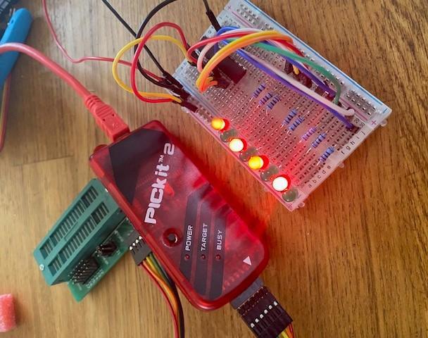 Assembly Language Blinking Lights for a PIC16