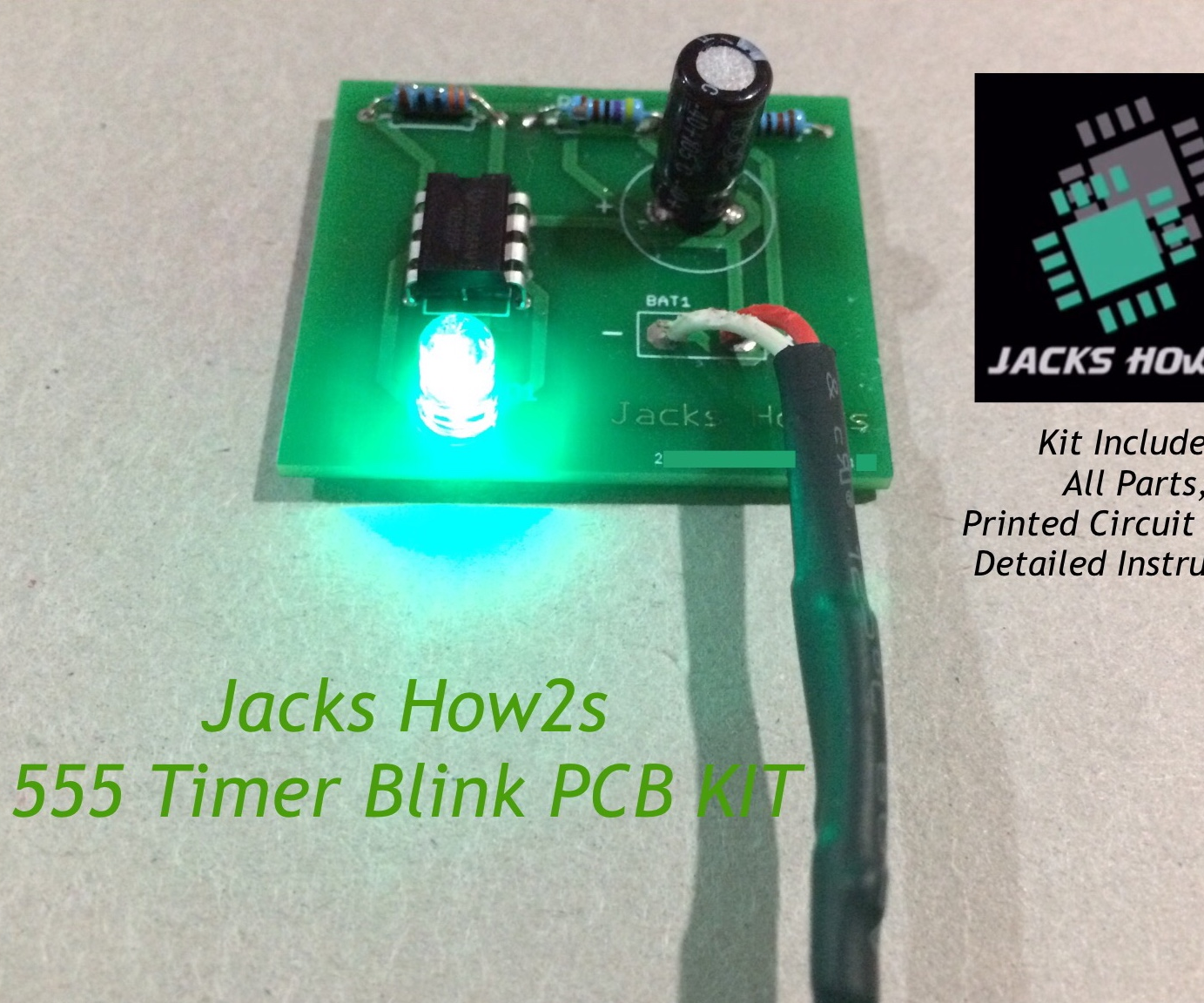 How to Make a 555 Timer Blink Circuit on a PCB!