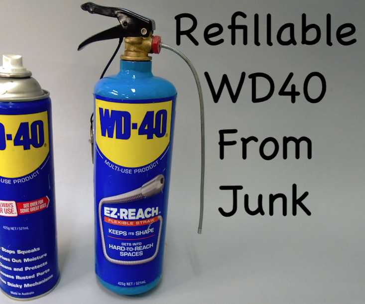 Refillable WD40 From Junk