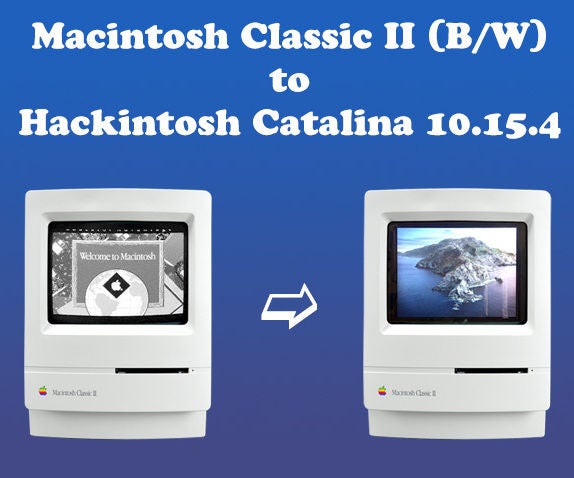 Macintosh Classic II Color Hackintosh
