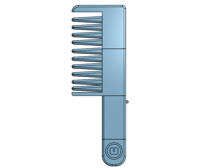 How to Make a Comically Large Hair Comb.