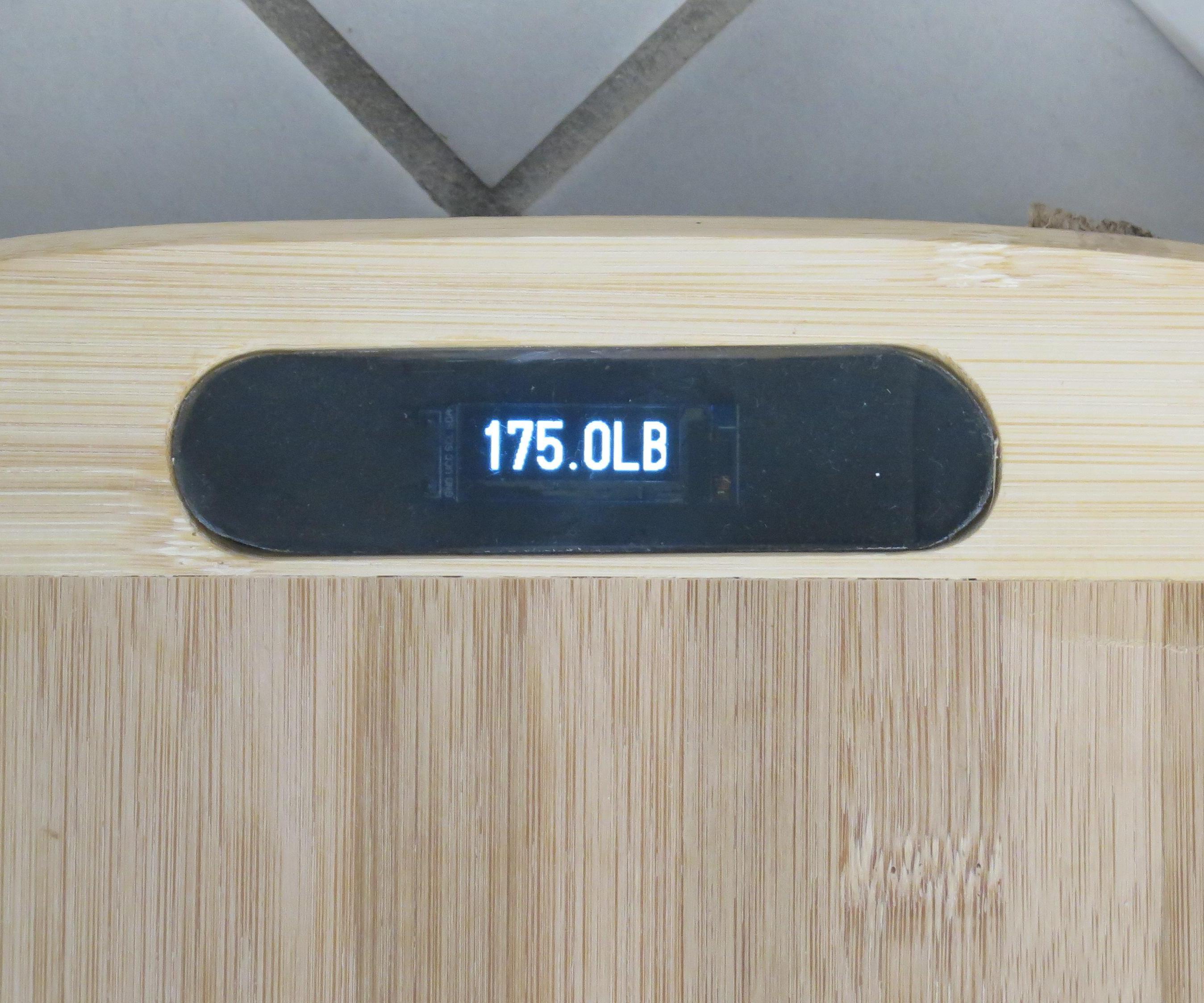 WiFi Bamboo Bathroom Scale