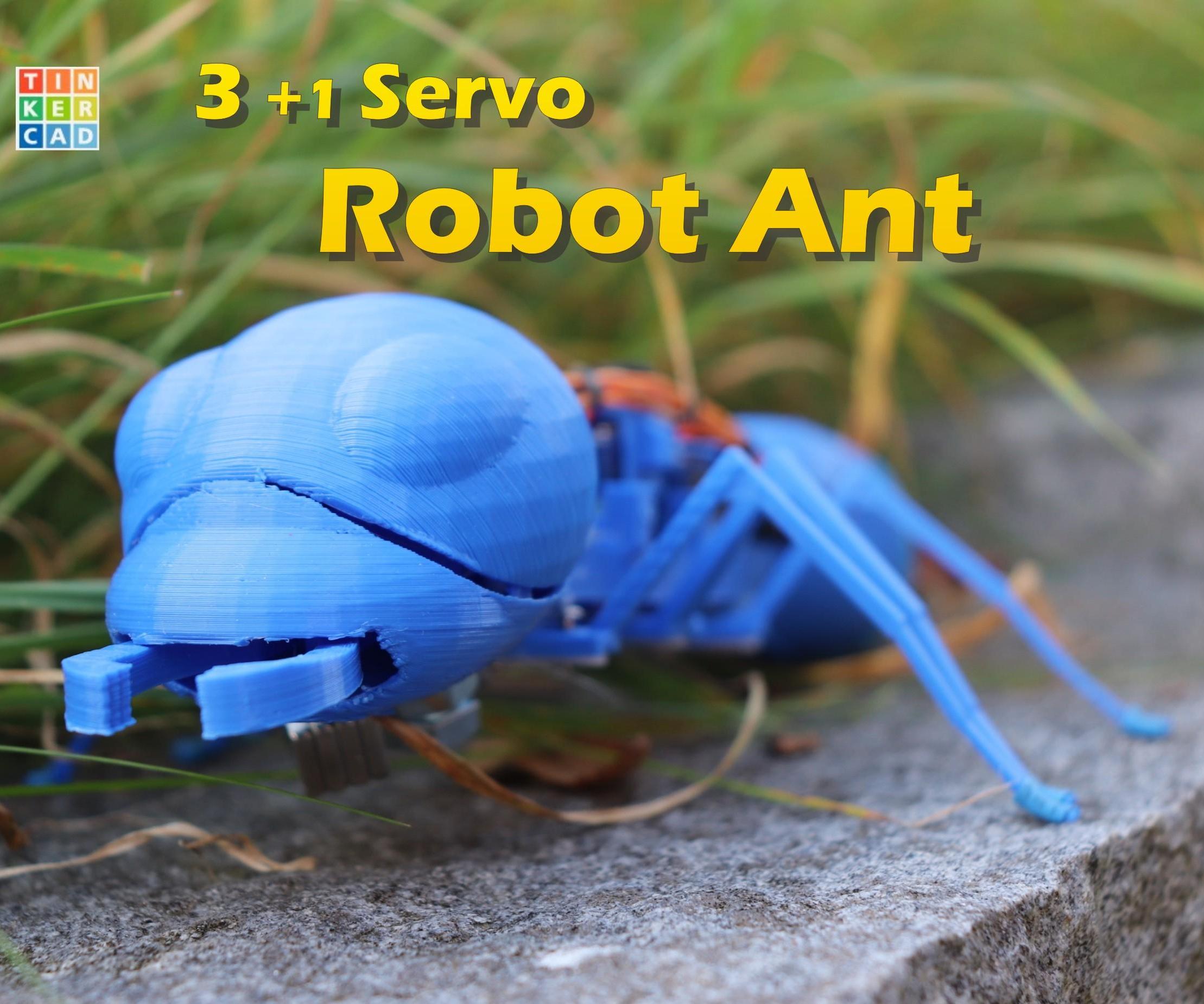 Blue Robot Ant