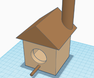 How to Make a Birdhouse in TinkerCad