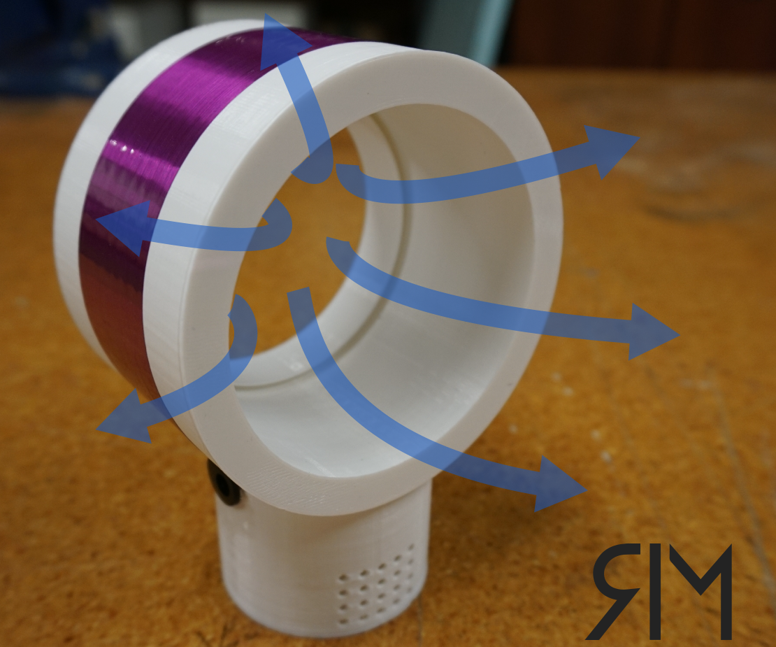 3D Printed Portable Bladeless Fan