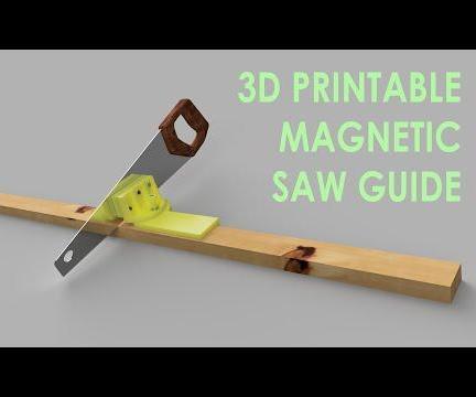 Magnetic Handsaw Guide - Adjustable and 3D Printed