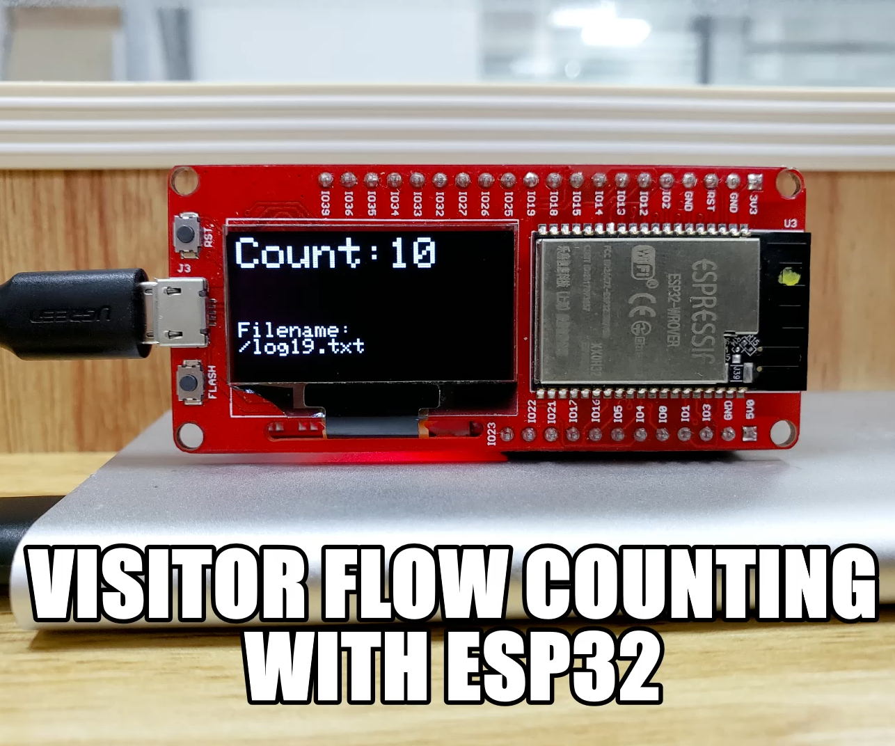 Visitor Flow Rate Counting With ESP32