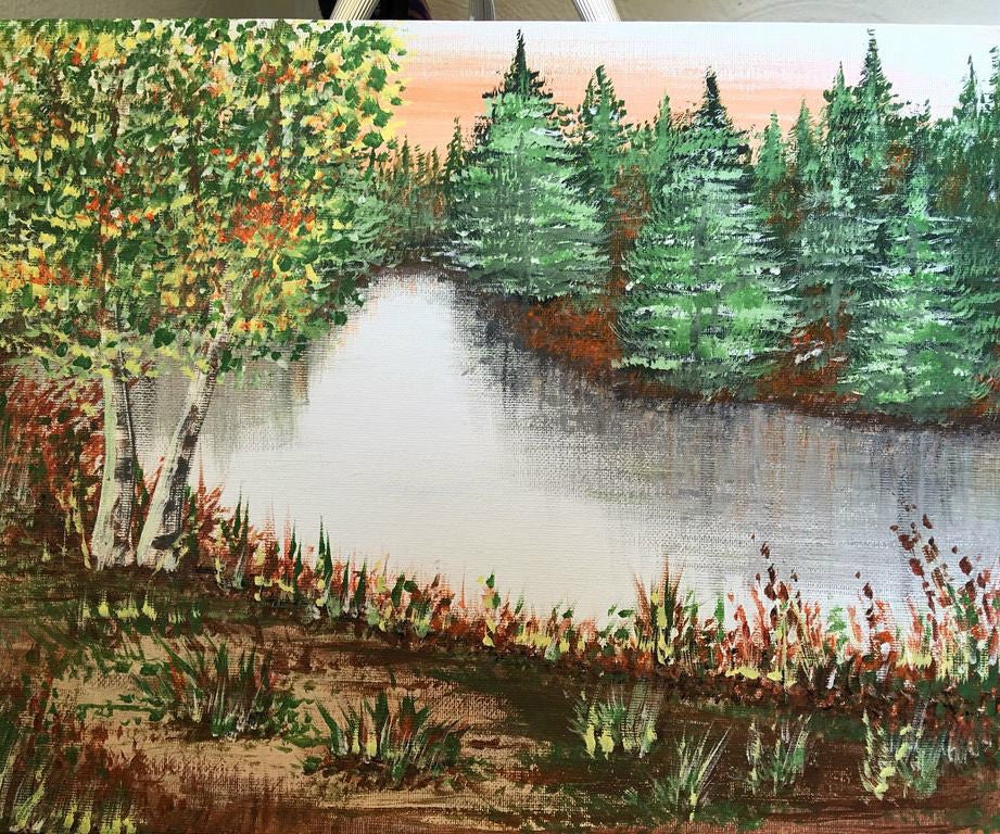 Acrylic Landscape Painting