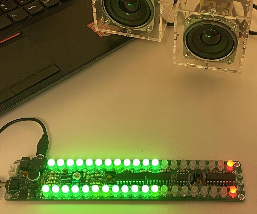 Music Audio Spectrum Indicator DIY Project