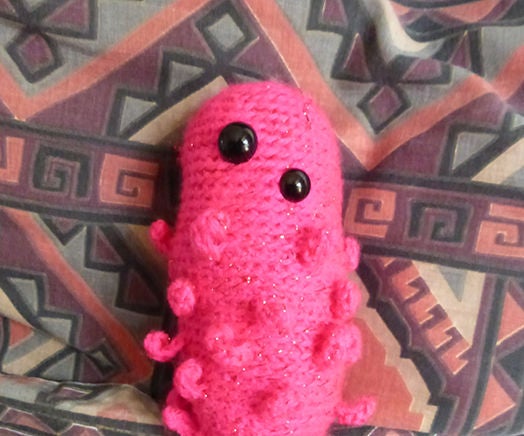 Eric the E Coli (amigurumi Bacteria)