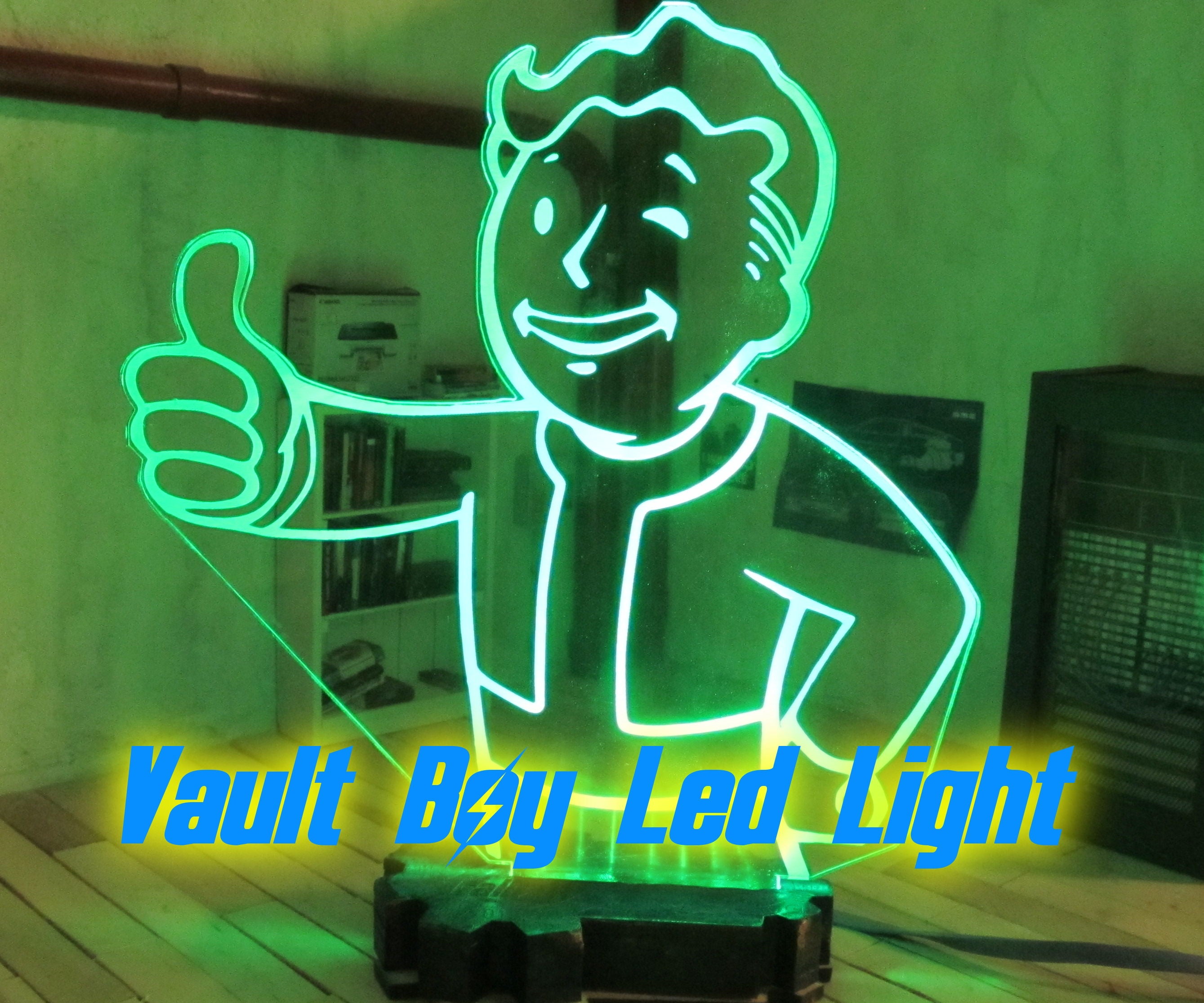 Fallout Vault Boy Led Light