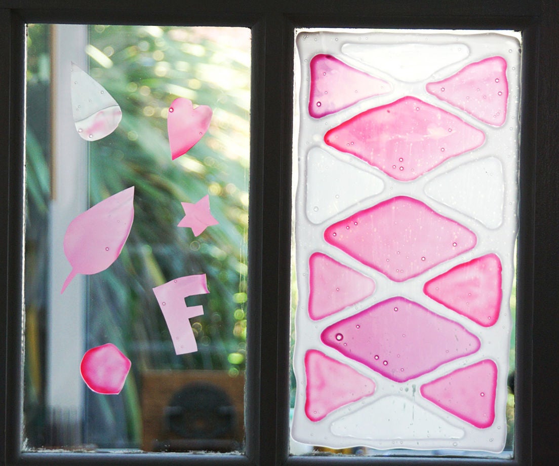 DIY Window Clings | How to Make Your Own Glass Decorations With PVA Glue! | Fun Children's Activity