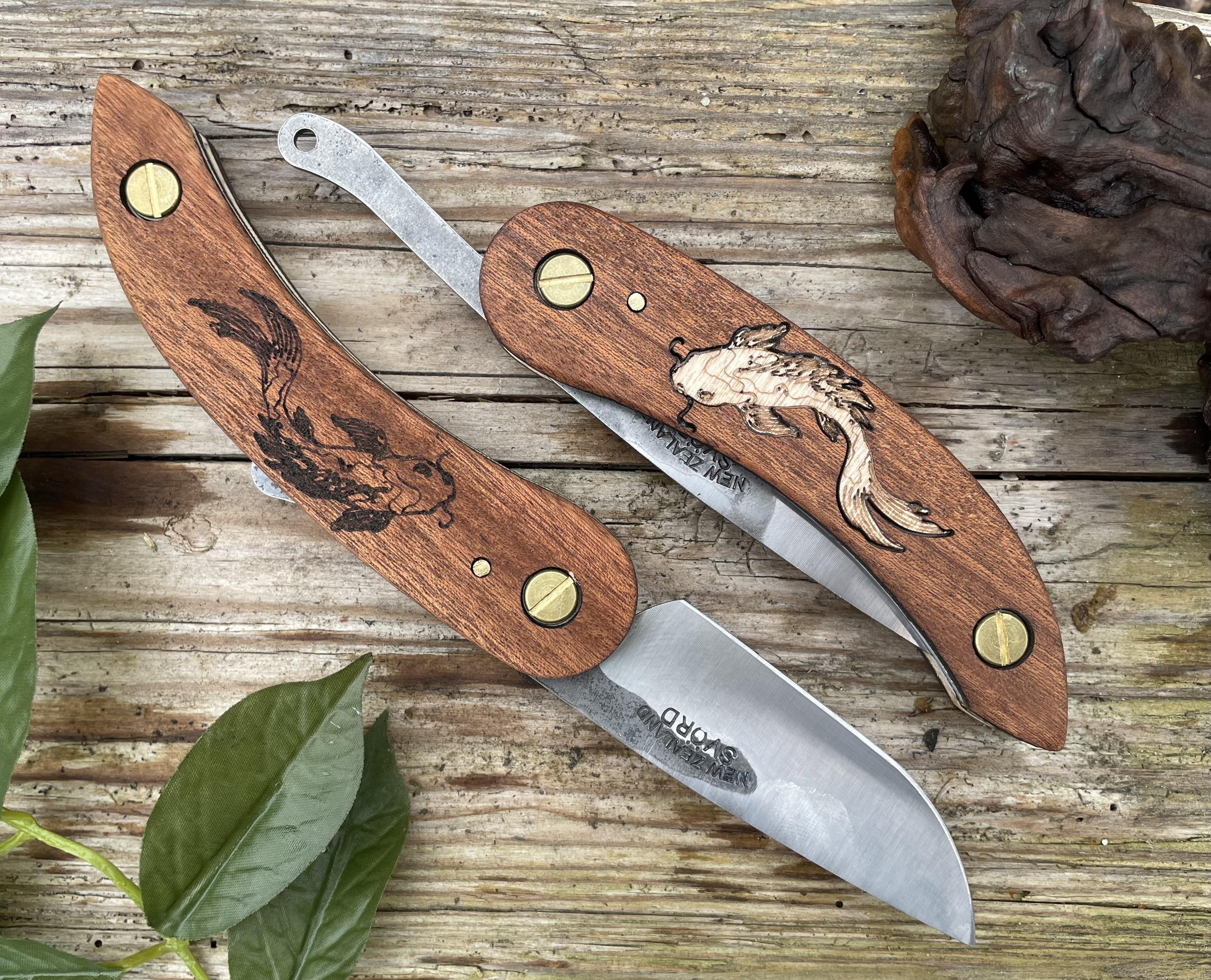 Pocket Knife Handle (using Laser Cutter) and the Svörd Peasant Knife Kit