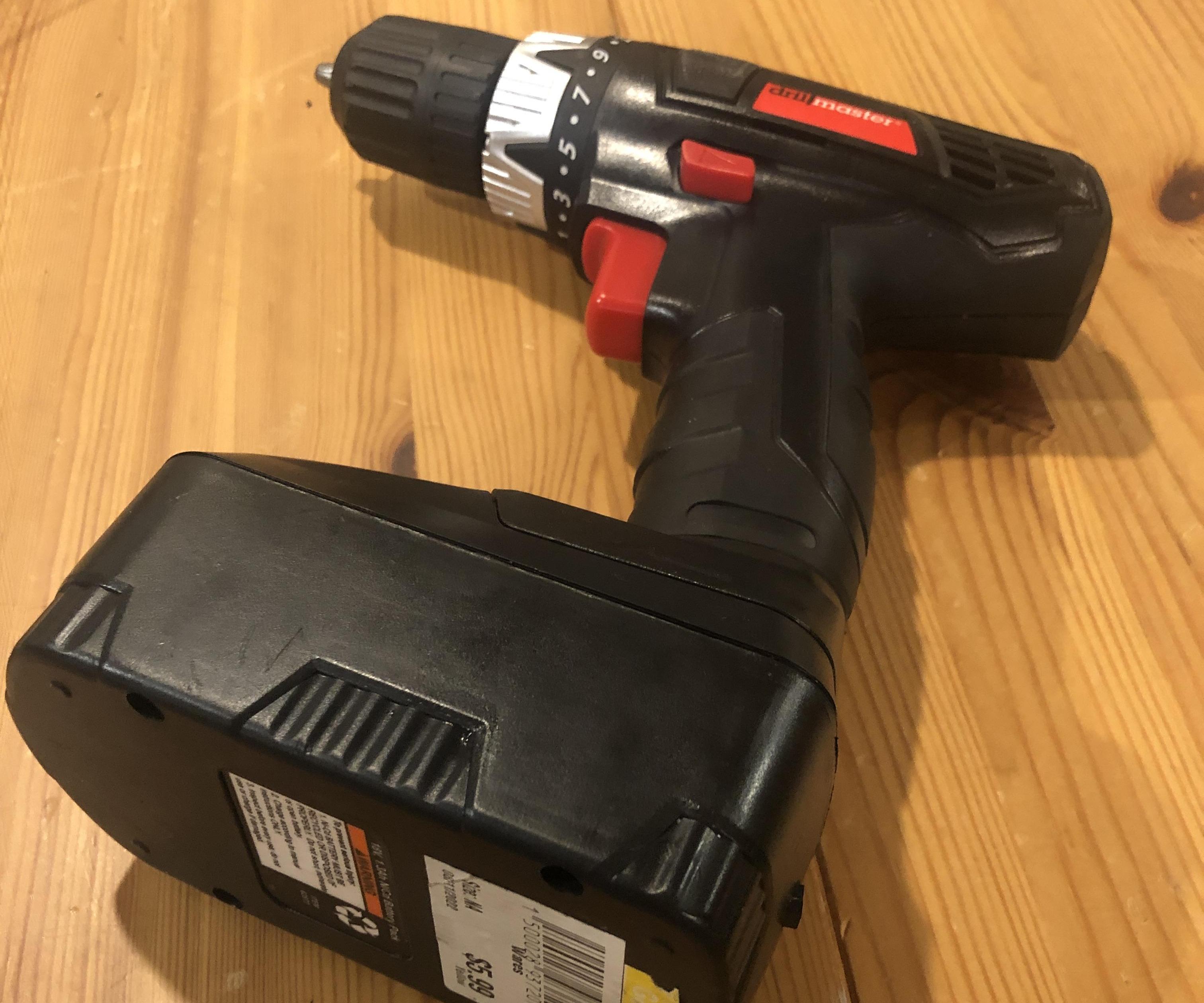 Adding an External Charging Port for a Cordless Drill. 