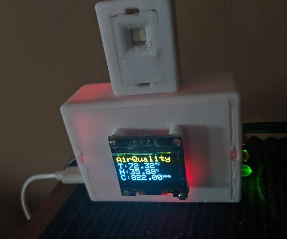 Air Quality Monitor W/alarm