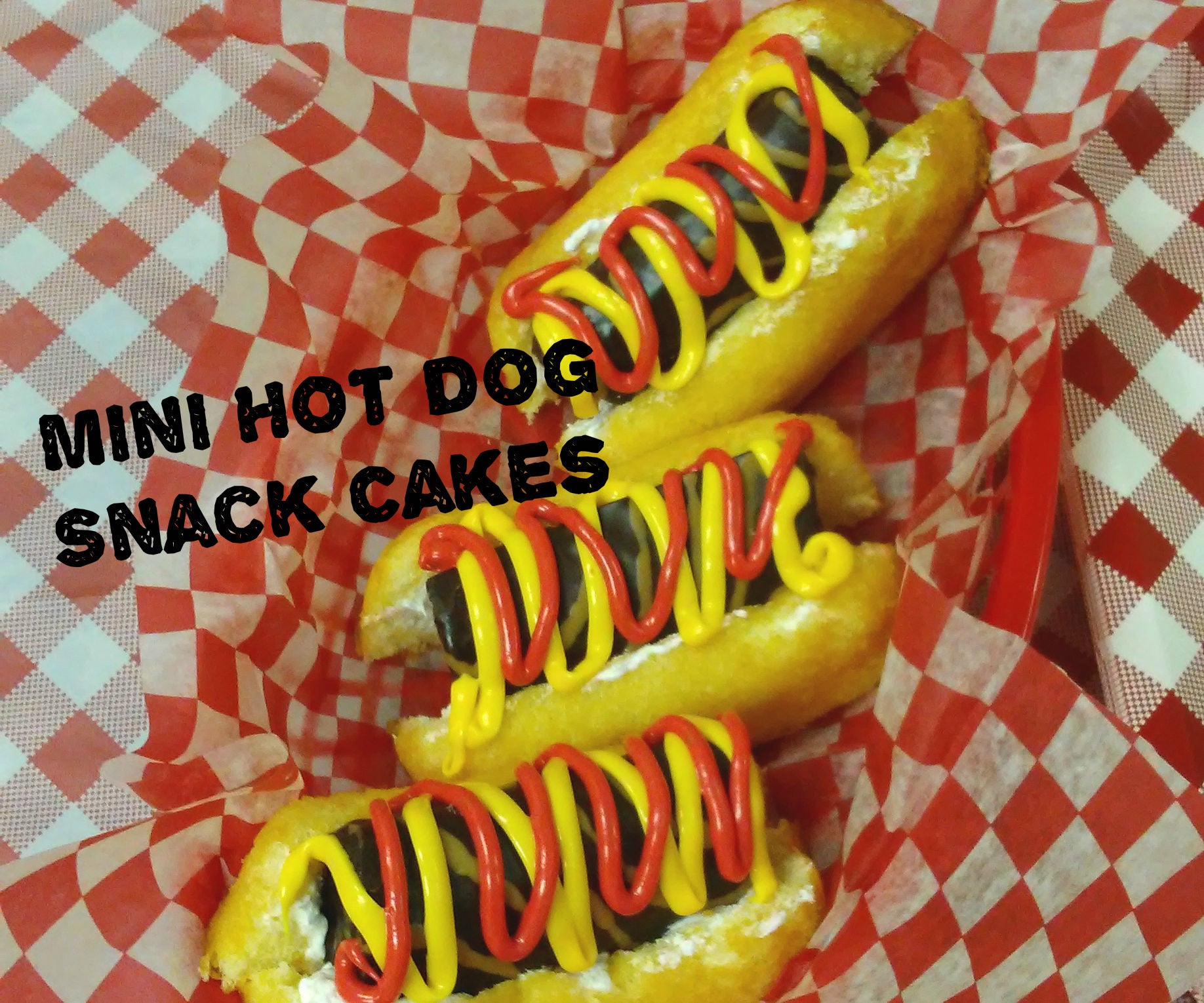 Mini Hot Dog Snack Cakes