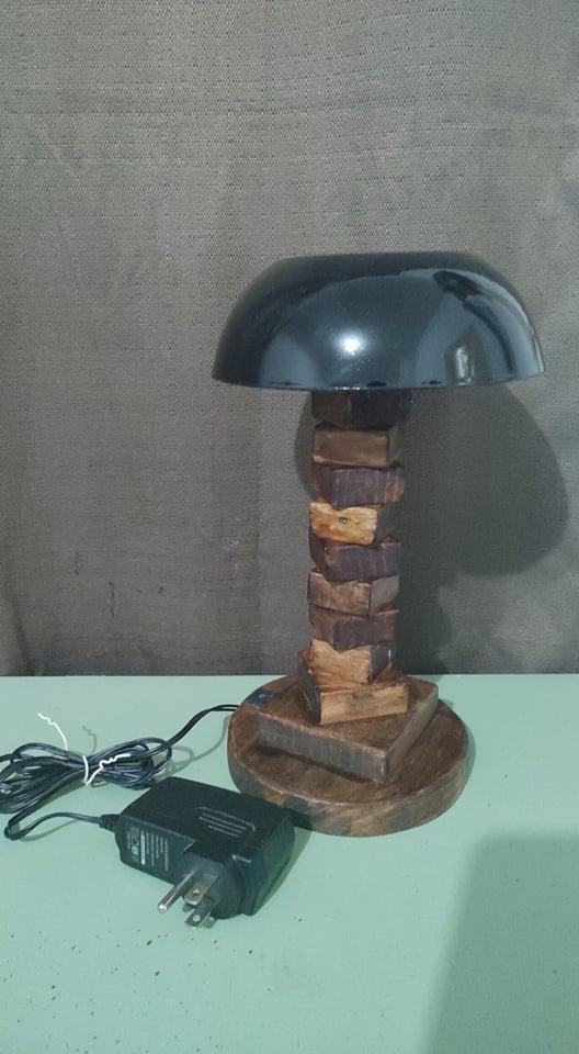 Recycled Wood Lamp