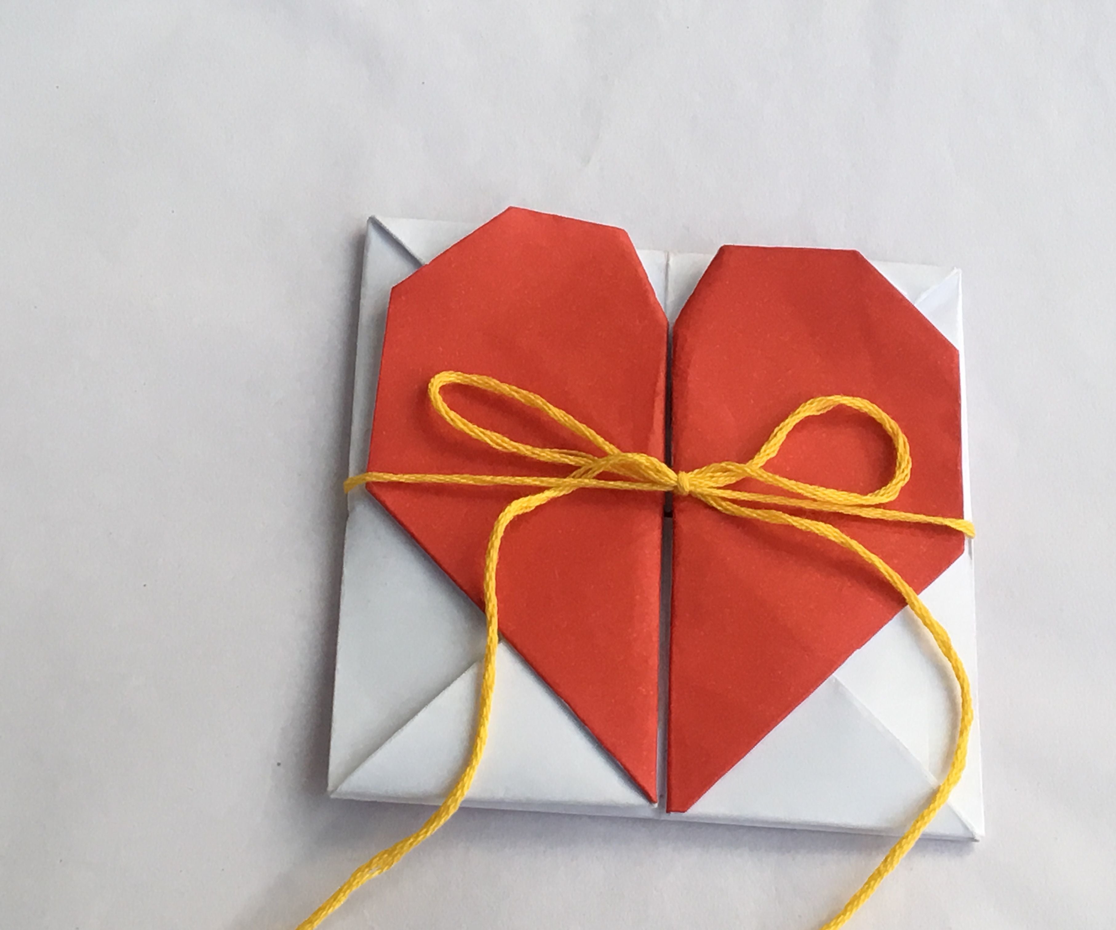 Origami Secret Heart Message Box