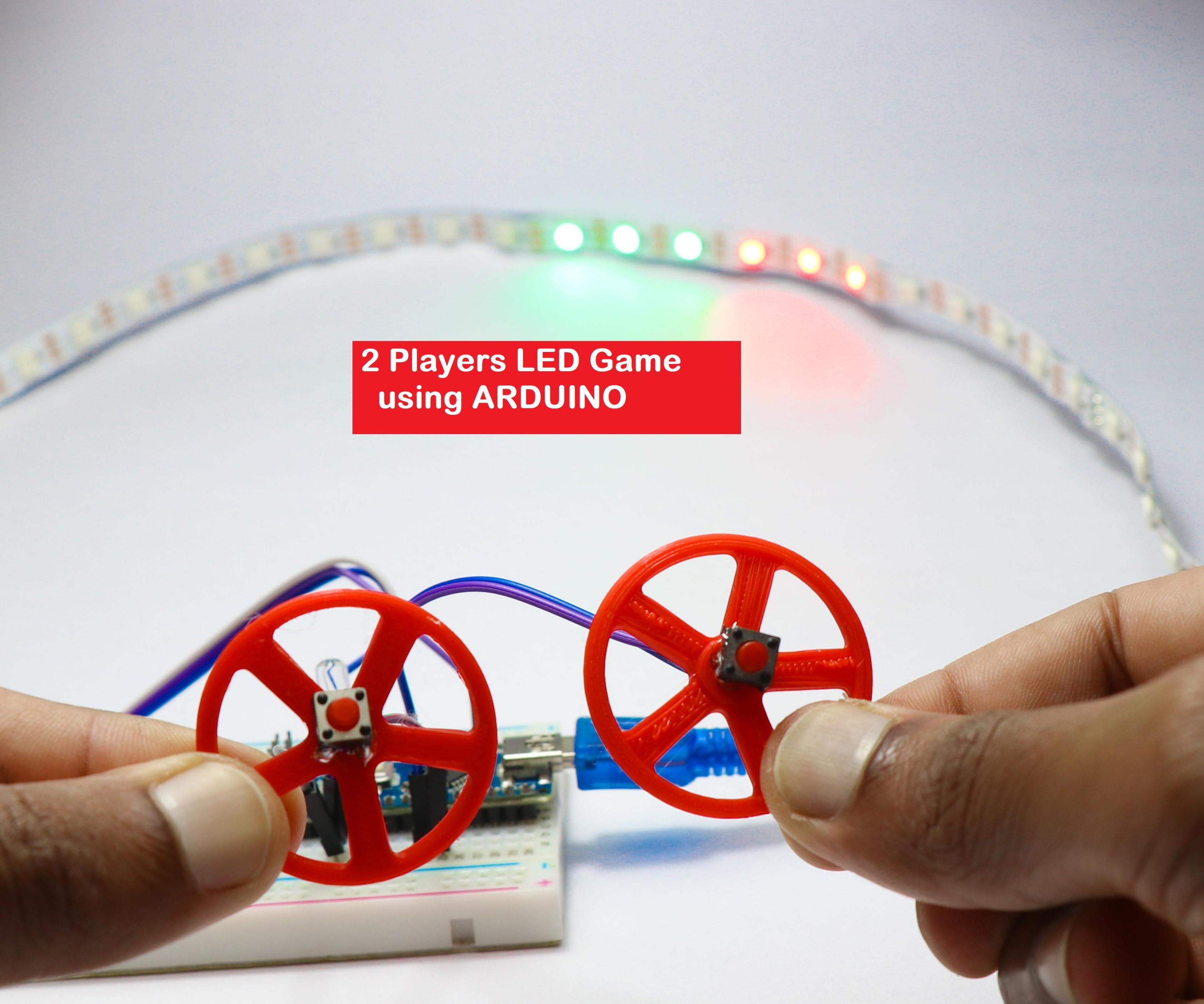 How to Make an Interactive 2 Player LED Strip Game Using Arduino