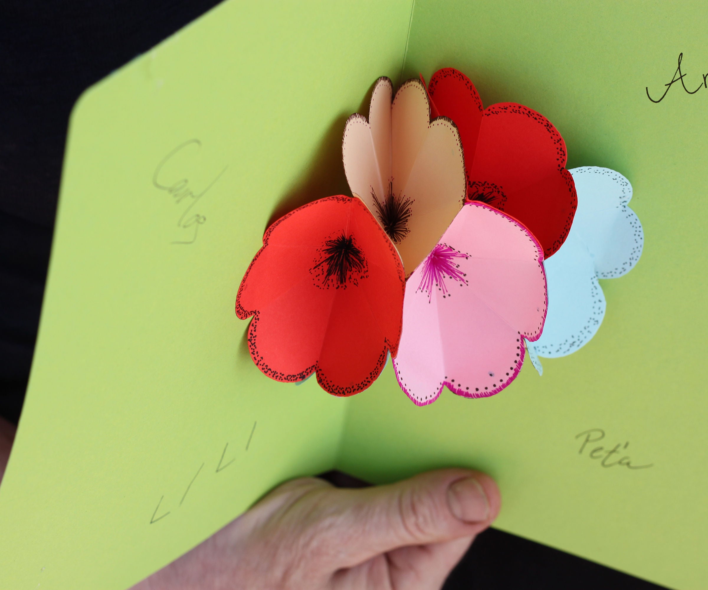 3D FLOWER CARD