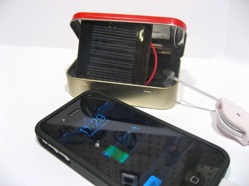 Solar Altoids IPhone/ IPod Charger