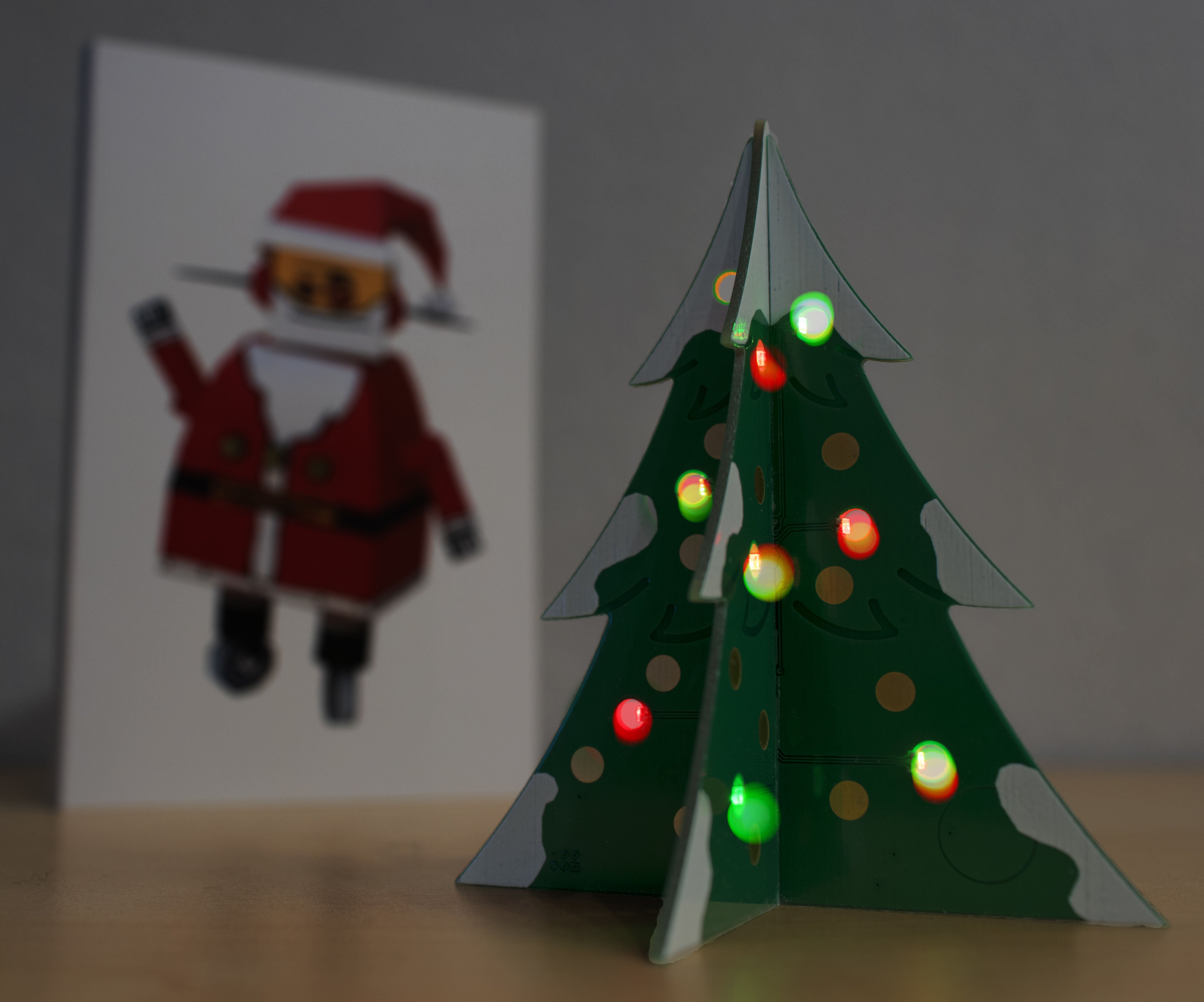 PCB Christmas Tree Card