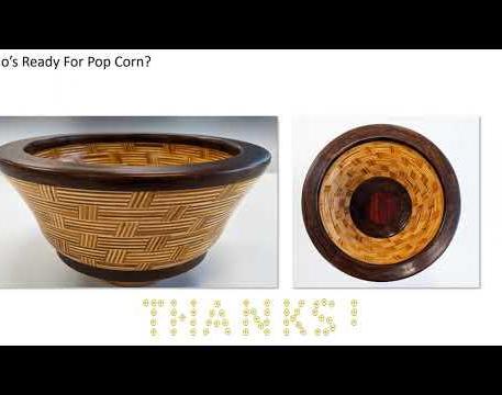 My Popcorn Segmented Weave Bowl